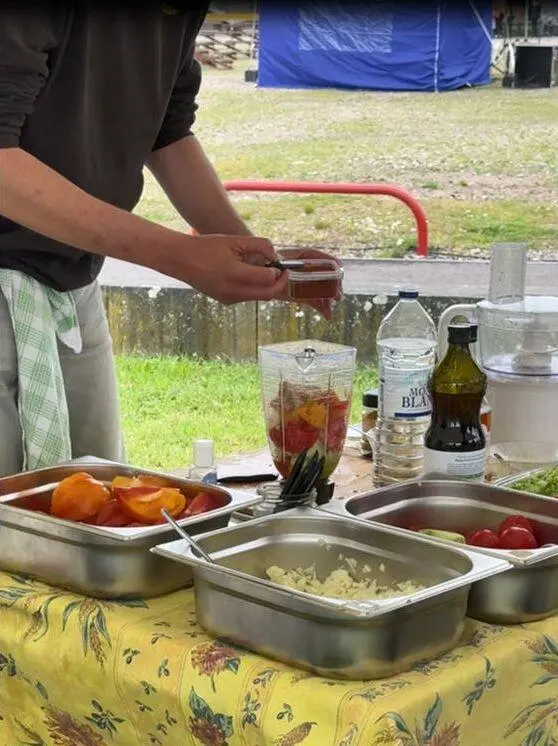 buffet en plein air